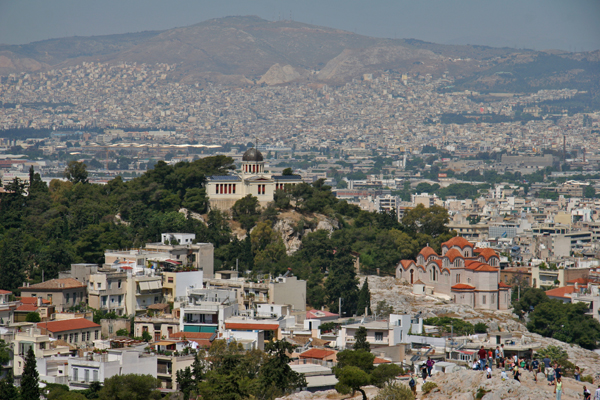 12 Overlooking Athens from Acropolis
